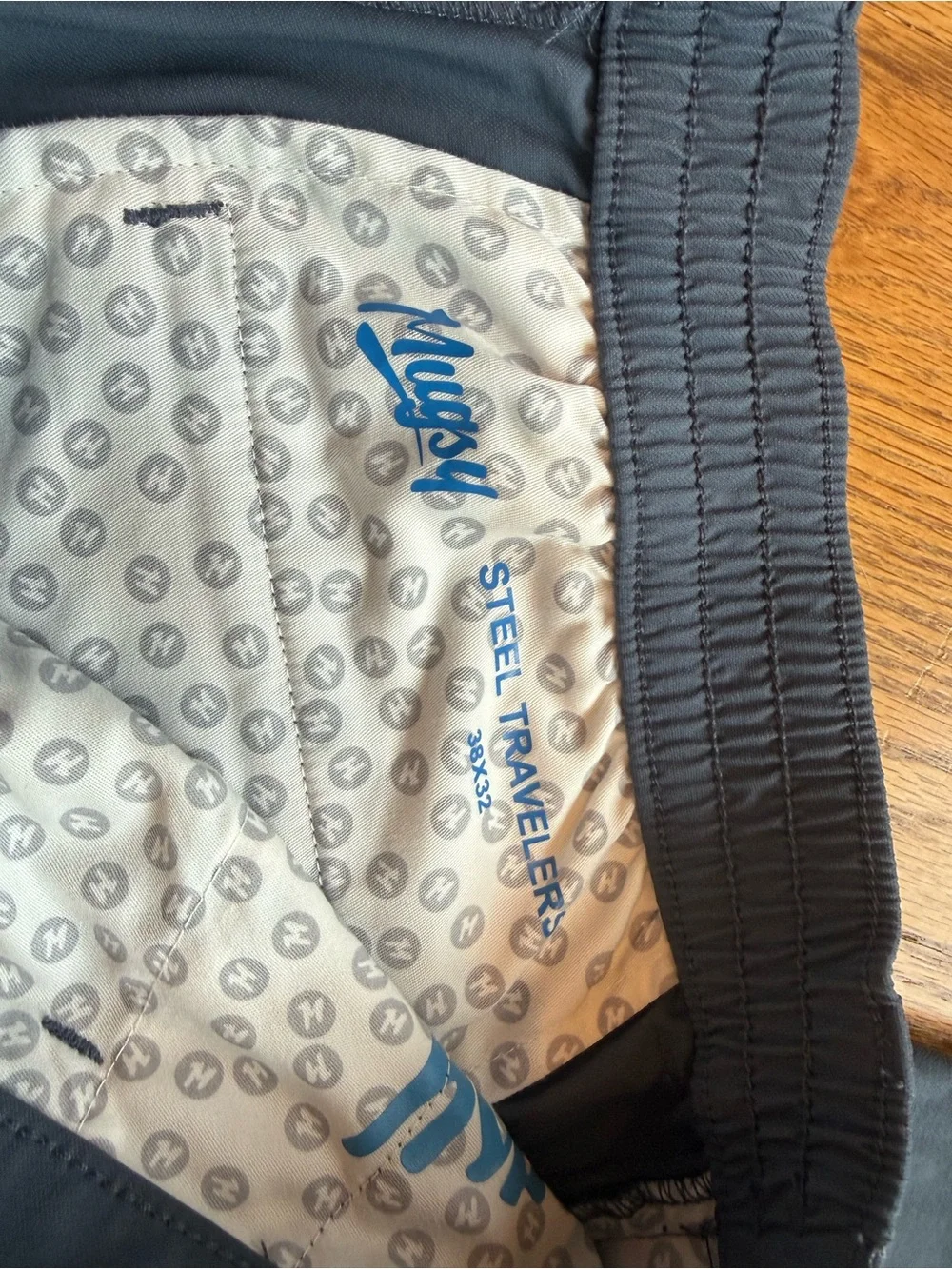 Mugsy Traveler Pants - Steel Blue 38x32